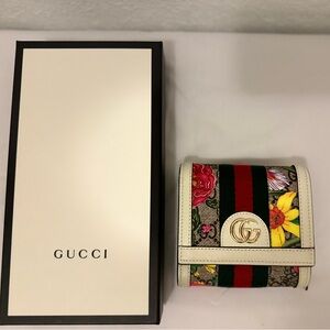 Gucci Ophidia Floral Wallet